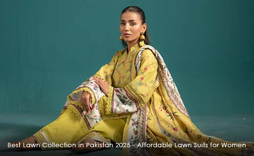 Best Lawn Collection in Pakistan 2025 – Trendy & Affordable Lawn Suits for Women