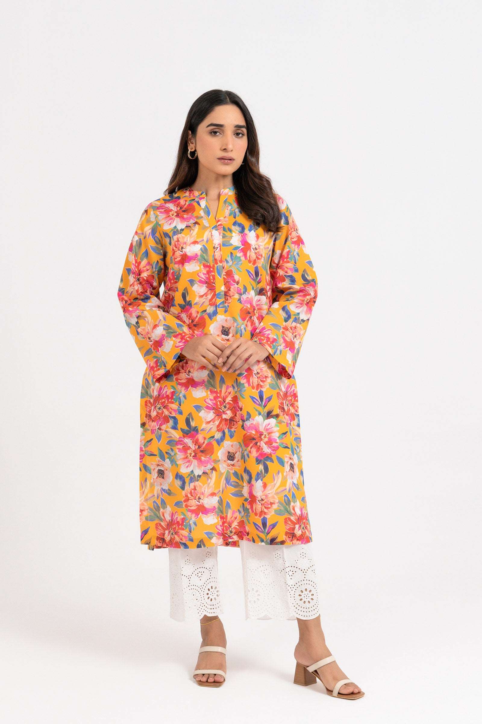 1 Piece Printed Lawn Shirt SUMMER-24