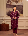 2 Piece Khaddar Suit Plump