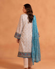 2 Piece Printed Lawn Voile Suit Beyond East Official