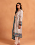 Printed Lawn Unstitched Suit (2 PC)