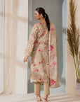 2 Piece Wood Ash Khaddar Suit Unstitched Winter-24