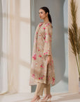 2 Piece Wood Ash Khaddar Suit Unstitched Winter-24