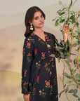 1 Piece Printed Khaddar Shirt Pret Winter-24