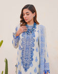 3 Piece Embroidered Cambric Suit SUMMER-24