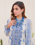 3 Piece Embroidered Cambric Suit SUMMER-24