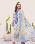 3 Piece Embroidered Cambric Suit SUMMER-24