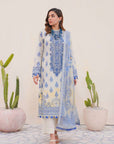 3 Piece Embroidered Cambric Suit SUMMER-24