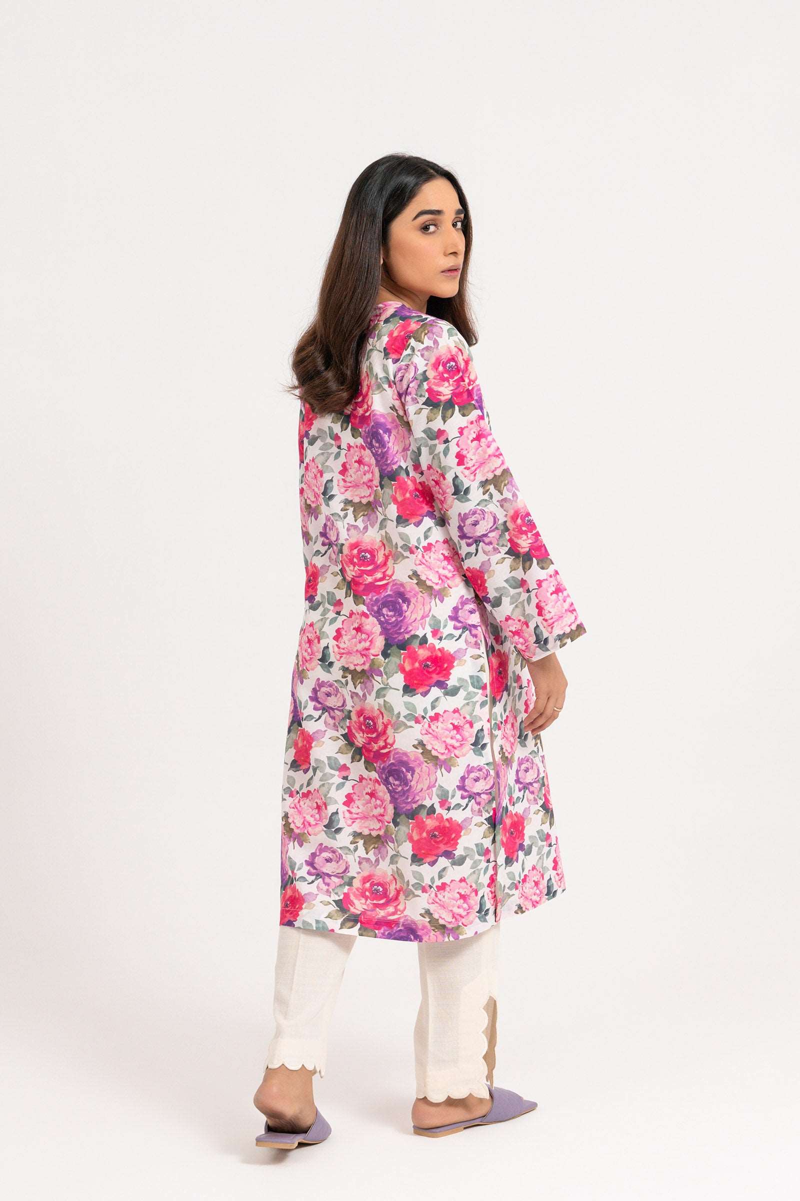 1 Piece Printed Lawn Shirt SUMMER-24