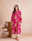 1 Piece Printed Khaddar Shirt Unstitched Winter-24