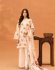 3 Piece Printed Khaddar Suit Unstitched Winter-24