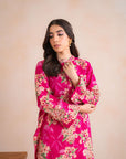 1 Piece Printed Khaddar Shirt Unstitched Winter-24