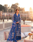 3 Piece Embroidered Organza Suit