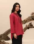 1 Piece Embroidered Khaddar Shirt