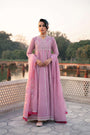 3 Piece Embroidered Cotton Net Suit