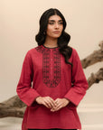 1 Piece Embroidered Khaddar Shirt