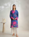 1 Piece Printed Khaddar Shirt Pret Winter-24