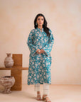 1 Piece Printed Khaddar Shirt Unstitched Winter-24