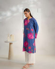 1 Piece Printed Khaddar Shirt Pret Winter-24