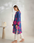 1 Piece Printed Khaddar Shirt Pret Winter-24