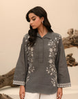 1 Piece Embroidered Khaddar Shirt