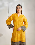 1 Piece Printed Khaddar Shirt Pret Winter-24