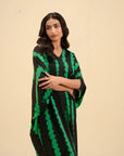 1 Piece Printed Crepe Kaftan