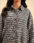 1 Piece Printed Blended Silk Shirt