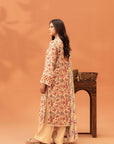 2 Piece Printed Linen Suit Unstitched Winter-24