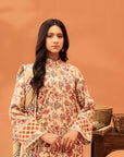 2 Piece Printed Linen Suit Unstitched Winter-24