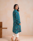 1 Piece Printed Khaddar Shirt Unstitched Winter-24