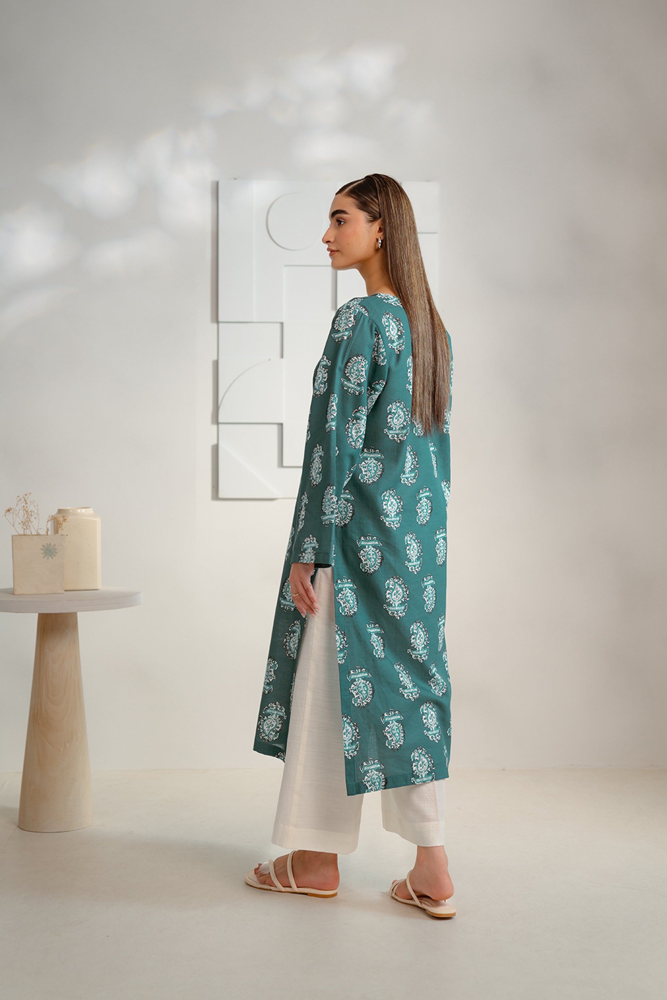 1 Piece Printed Khaddar Shirt