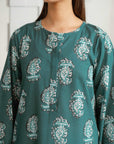 1 Piece Printed Khaddar Shirt Pret Winter-24