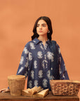 2 Piece Printed Khaddar Suit Unstitched Winter-24