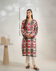 1 Piece Printed Khaddar Shirt Pret Winter-24