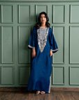 1 Piece Raw Silk Kaftan Pret Winter-24