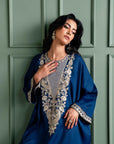 1 Piece Raw Silk Kaftan Pret Winter-24