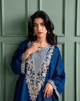 1 Piece Raw Silk Kaftan Pret Winter-24