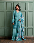 3 Piece Embroidered Karandi Suit Beyond East Official