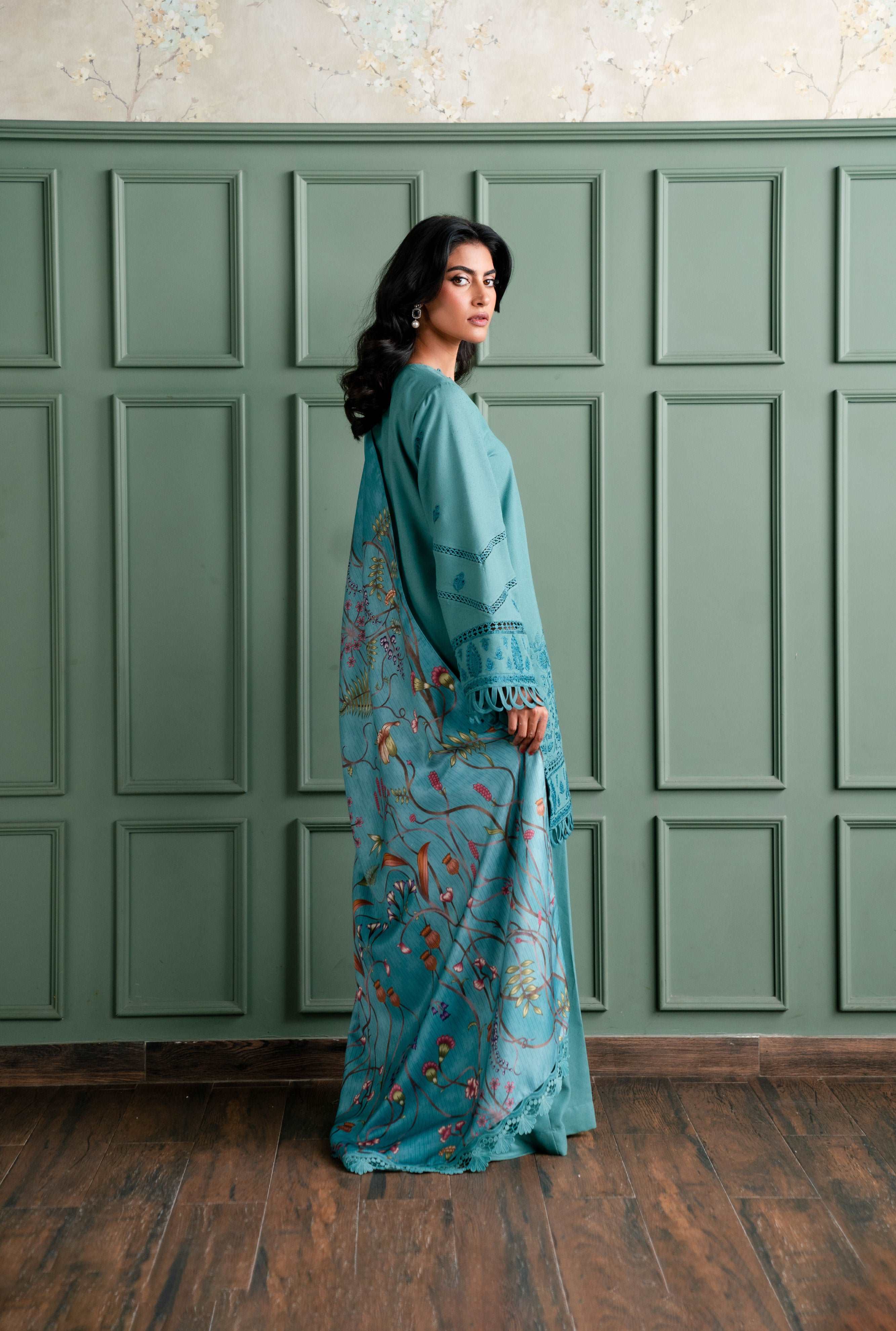 3 Piece Embroidered Karandi Suit Beyond East Official