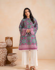 1 Piece Printed Khaddar Shirt Unstitched Winter-24