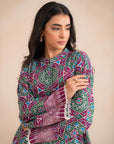 1 Piece Printed Khaddar Shirt Unstitched Winter-24