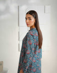 1 Piece Printed Khaddar Shirt Pret Winter-24