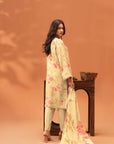 2 Piece Printed Linen Suit Unstitched Winter-24