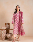 2 Piece Printed Khaddar Suit Unstitched Winter-24