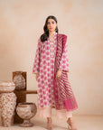 2 Piece Printed Khaddar Suit Unstitched Winter-24