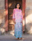 1 Piece Embroidered Silk Kaftan