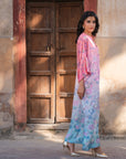 1 Piece Embroidered Silk Kaftan