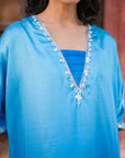 1 Piece Embroidered Silk Kaftan