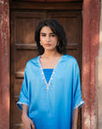 1 Piece Embroidered Silk Kaftan